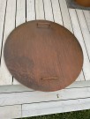 Lokk til bålpanne/vannspeil 70 cm diameter, 2 mm corten stål thumbnail