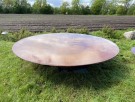 Bålpanne / Vannspeil i 4 mm Corten stål - 120 cm diameter thumbnail