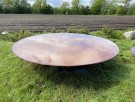 Bålpanne / Vannspeil i 4 mm Corten stål - 120 cm diameter thumbnail