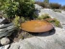 Bålpanne / Vannspeil i 4 mm Corten stål - 100 cm diameter thumbnail