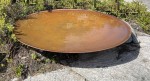 Bålpanne / Vannspeil i 4 mm Corten stål - 90 cm diameter