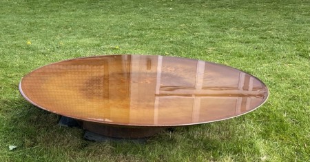 Bålpanne / Vannspeil i 4 mm Corten stål - 110 cm diameter.